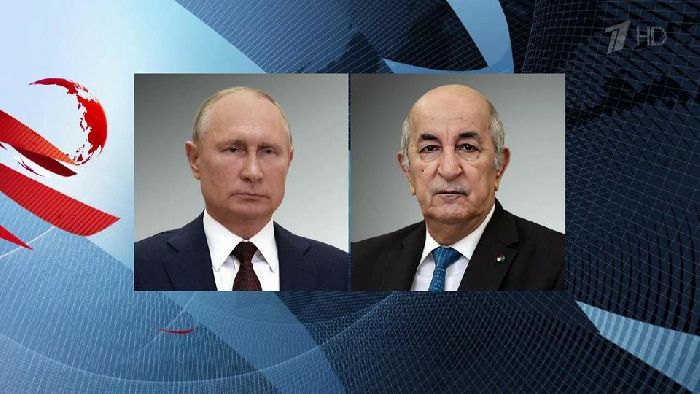 Mosca - Conversazione telefonica tra Vladimir Putin e il presidente della Repubblica democratica popolare d'Algeria Abdelmadjid Tebboune.