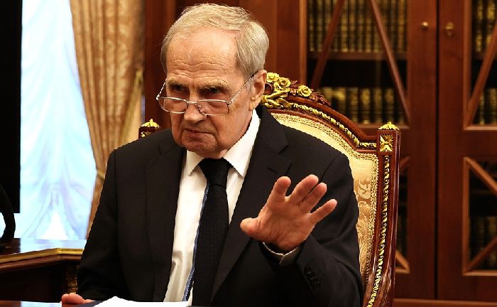 Mosca - Il presidente della Corte costituzionale Valerij Zorkin.