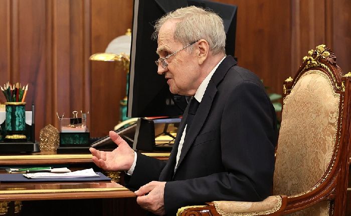 Mosca - Il presidente della Corte costituzionale Valerij Zorkin.