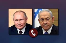 Conversazione telefonica tra il presidente Vladimir Putin e il primo ministro israeliano Benjamin Netanyahu.